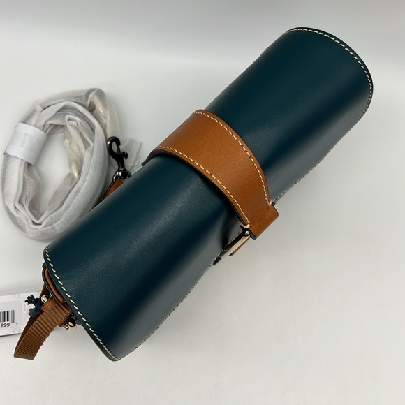 Dooney & Bourke Wexford Leather Kyra Bag Deep Teal - Picture 6 of 14